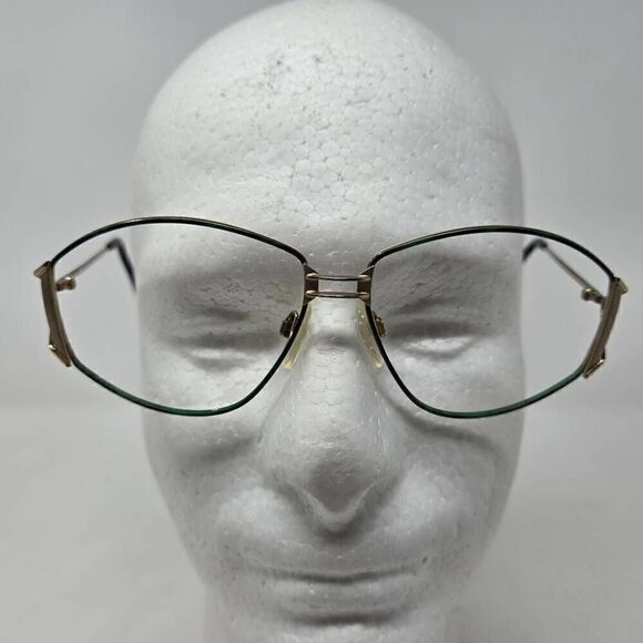 NEOSTYLE SOCIETY 435 GERMANY GOLD GREEN TORTOISE OS EYEGLASS FRAMES 135 58 14 - Picture 2 of 10